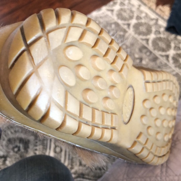Sz 7W bear paw calf skin sheep lined winter boot - Picture 6 of 7